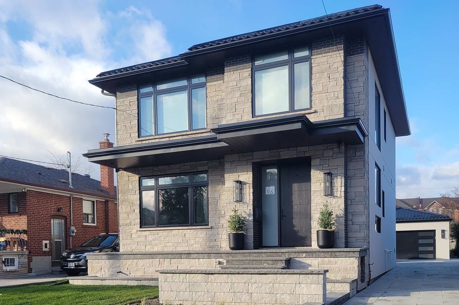 After: completed second floor addition